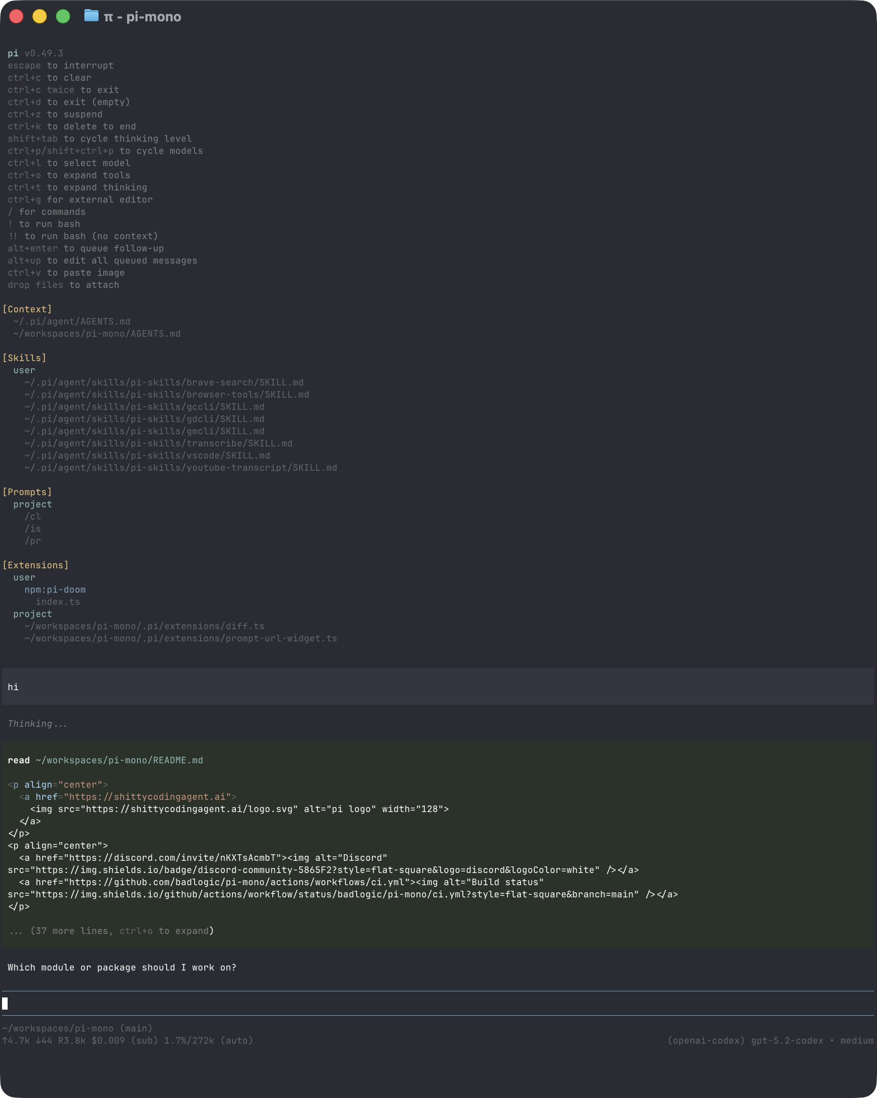 Interactive Mode